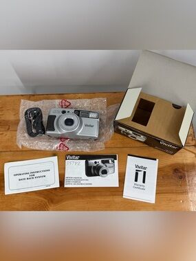 Vivitar 357PZ Quartz Date 35mm Film Camera New In Box NOS Complete